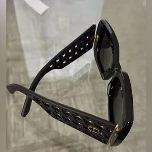 Dior | Accessories | Dior Black Oversized Sunglasses With 